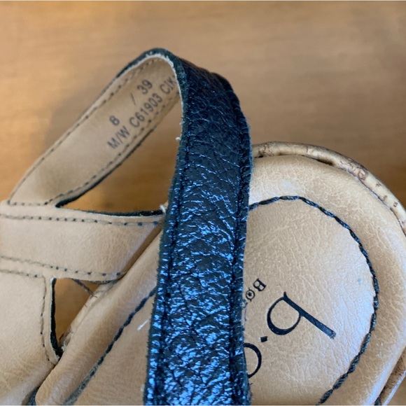 Boc wedge sandals Leather platform heel - Picture 4 of 16